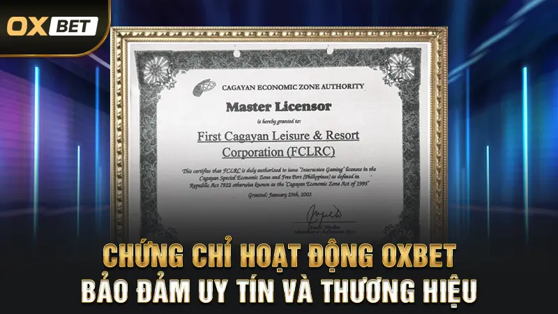 oxbet hợp pháp
